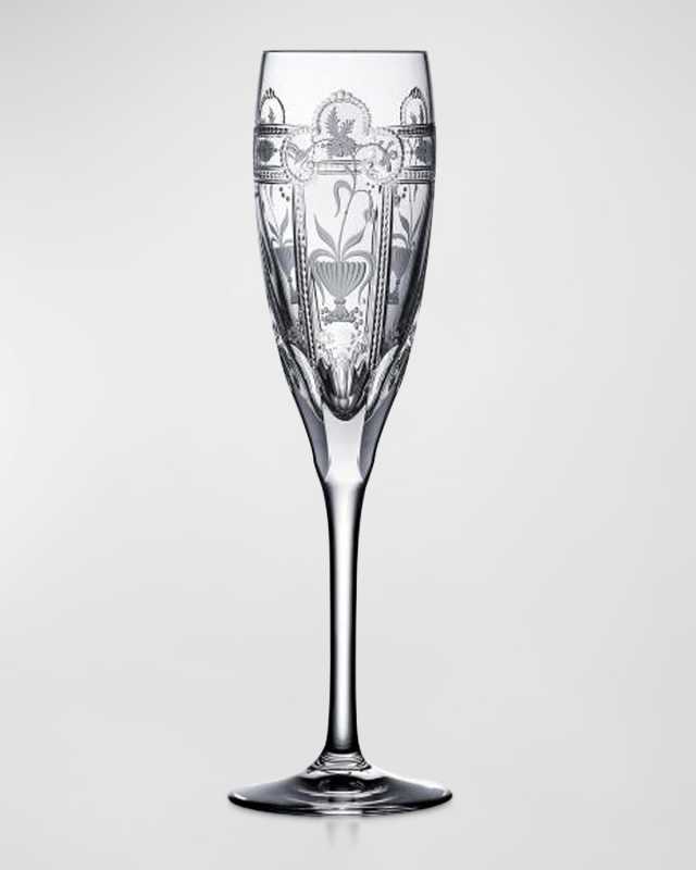 Floral Champagne Flute